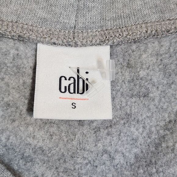 CAbi 3459 Flashdance Sweatshirt Tunic Dress Gray Fleece Flounce Bottom Women's S - Picture 8 of 12